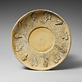 Terracotta phiale (libation bowl), Terracotta, Etruscan