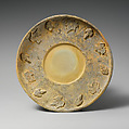 Terracotta phiale (libation bowl), Terracotta, Etruscan