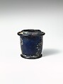 Glass inkwell, Glass, Roman