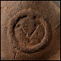 Terracotta oil lamp, Terracotta, Roman