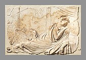 Stucco relief panel, Stucco, Roman