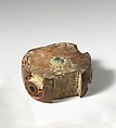 Bone and amber segment from a fibula (safety pin), Amber, bone, Etruscan