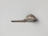 Silver navicella-type fibula (safety pin), Silver, Etruscan