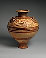 Terracotta jar with nautiluses, Terracotta, Helladic, Mycenaean