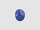 Lapis lazuli ring stone, Lapis lazuli, Post-Classical