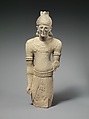 Limestone male figure in Egyptian dress, Limestone, Cypriot
