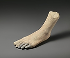 Limestone lower left leg, Limestone, Cypriot