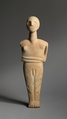Marble male figure, Marble, Cycladic