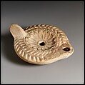 Terracotta oil lamp, Terracotta, Roman, Cypriot
