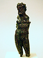 Bronze statuette of a god, possibly Poseidon, Bronze, Greek