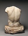 Statue of a seated man, Marble, Roman