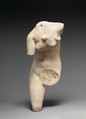 Marble statue of Aphrodite loosening her sandal, Marble, Parian ?, Roman