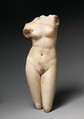 Marble statuette of Aphrodite Anadyomene (rising), Marble, Roman