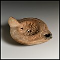 Terracotta oil lamp, Terracotta, Roman, Cypriot