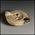 Terracotta oil lamp, Terracotta, Roman, Cypriot