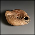 Terracotta oil lamp, Terracotta, Roman, Cypriot