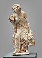 Marble statue of an old woman, Marble, Pentelic, Roman