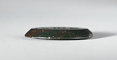 Jasper intaglio: Harpocrates seated on lotus in papyrus boat, Jasper, green, Roman
