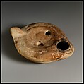 Terracotta oil lamp, Terracotta, Roman, Cypriot