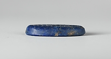 Lapis lazuli intaglio: Serapis enthroned, Lapis lazuli, Roman