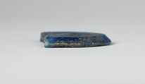 Lapis lazuli intaglio: Seated deity, Lapis lazuli, Roman