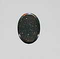 Jasper intaglio: Harcoprates seated on a lotus flower, Jasper, Roman
