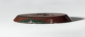 Jasper intaglio: Sol in a quadriga (four-horse chariot), Jasper, red and green, Roman