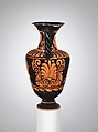 Terracotta neck-amphora with twisted handles (jar), Attributed to the Pilos Head Group, Terracotta, Greek, South Italian, Campanian
