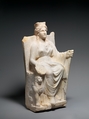 Marble statuette of Kybele, Marble, Roman