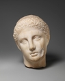 Marble head of a youth, Marble, Greek