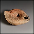Terracotta oil lamp, Terracotta, Roman, Cypriot