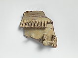 Glass cage cup fragment, Glass, dichroic, Roman