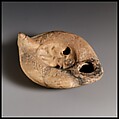 Terracotta oil lamp, Terracotta, Roman, Cypriot