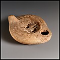 Terracotta oil lamp, Terracotta, Roman, Cypriot