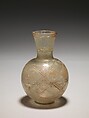 Glass flask, Glass, Roman