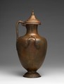 Bronze hydria (water jar) with lid, Bronze, Greek