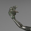Bronze statuette of Athena flying her owl, Bronze, Greek