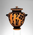 Terracotta stamnos (jar), Deepdene Painter, Terracotta, Greek, Attic