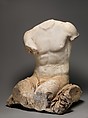 Statue of a seated man, Marble, Roman