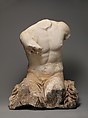 Statue of a seated man, Marble, Roman
