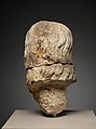 Marble head of a man, Marble, Roman