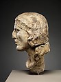 Marble head of a man, Marble, Roman