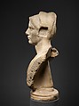 Marble portrait bust of a woman, Marble, Roman