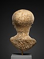 Marble portrait bust of a boy, Marble, Roman