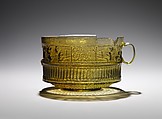 Glass cup, Glass, Roman