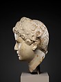 Marble portrait of a young girl, Marble, Roman