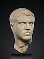 Marble portrait of the emperor Caracalla, Marble, Roman