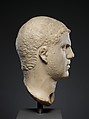 Marble portrait of the emperor Caracalla, Marble, Roman