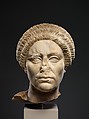 Marble head of a woman, Marble, Roman