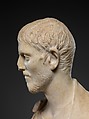 Marble portrait bust of a man, Marble, Roman